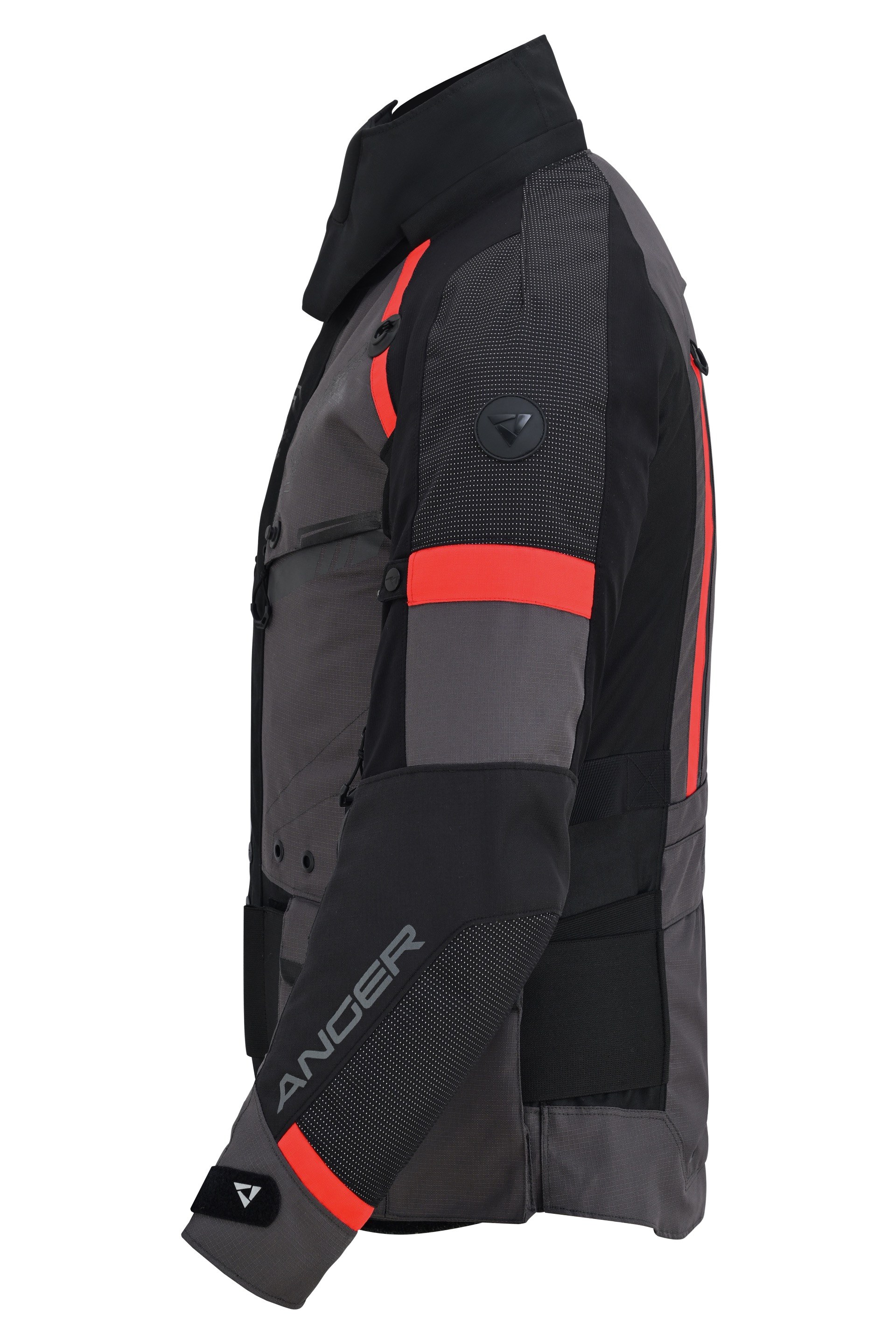 Phantom Motorcycle Jacket - Men ' s – Gray – detail